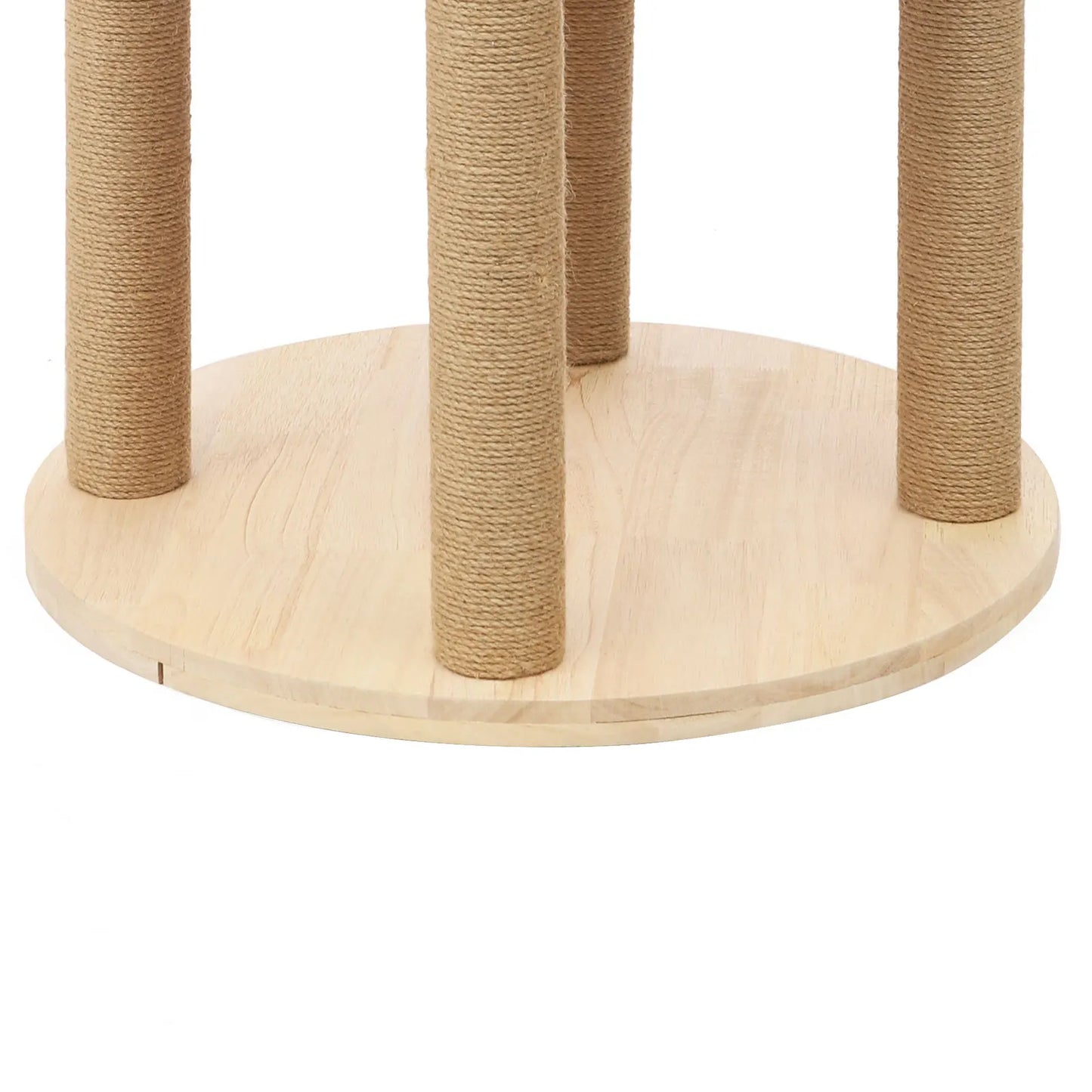 Sturdy Oak Cat Tree for Cats