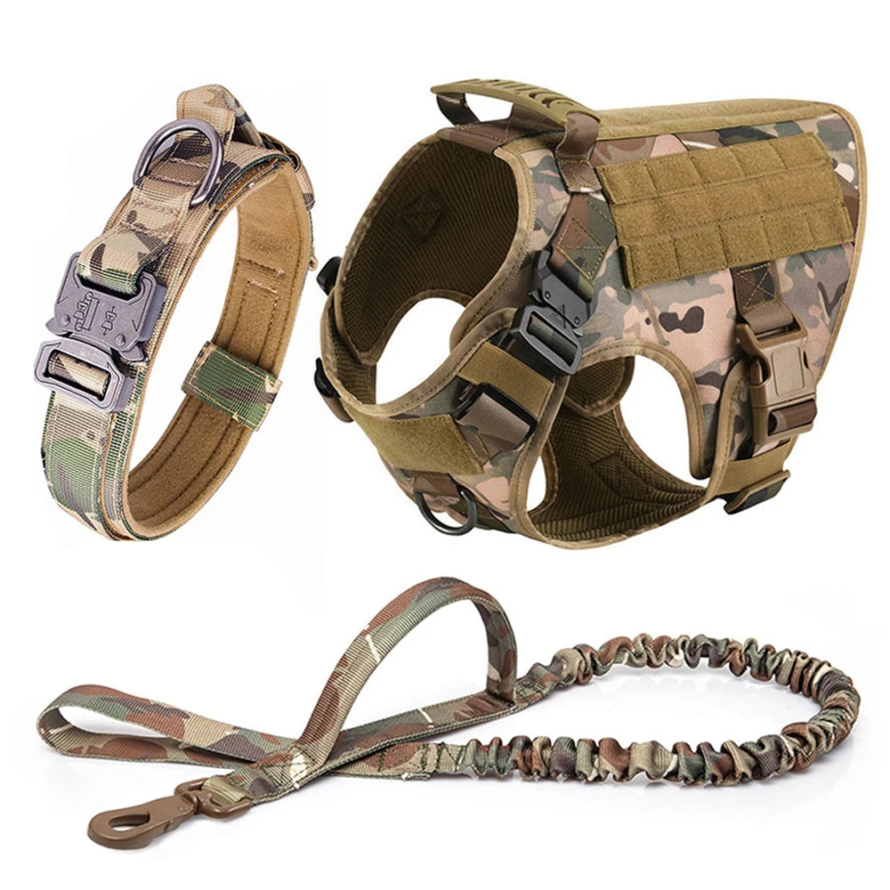 Large Dog Harness And Leash Set Pet German