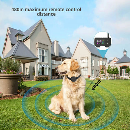 480m Dog Wireless Rechargeable Electric Fence