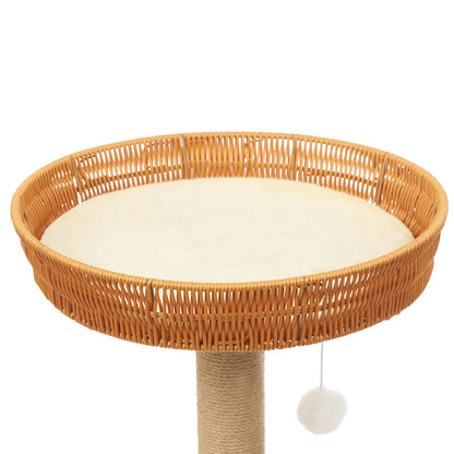 Sturdy Oak Cat Tree for Cats