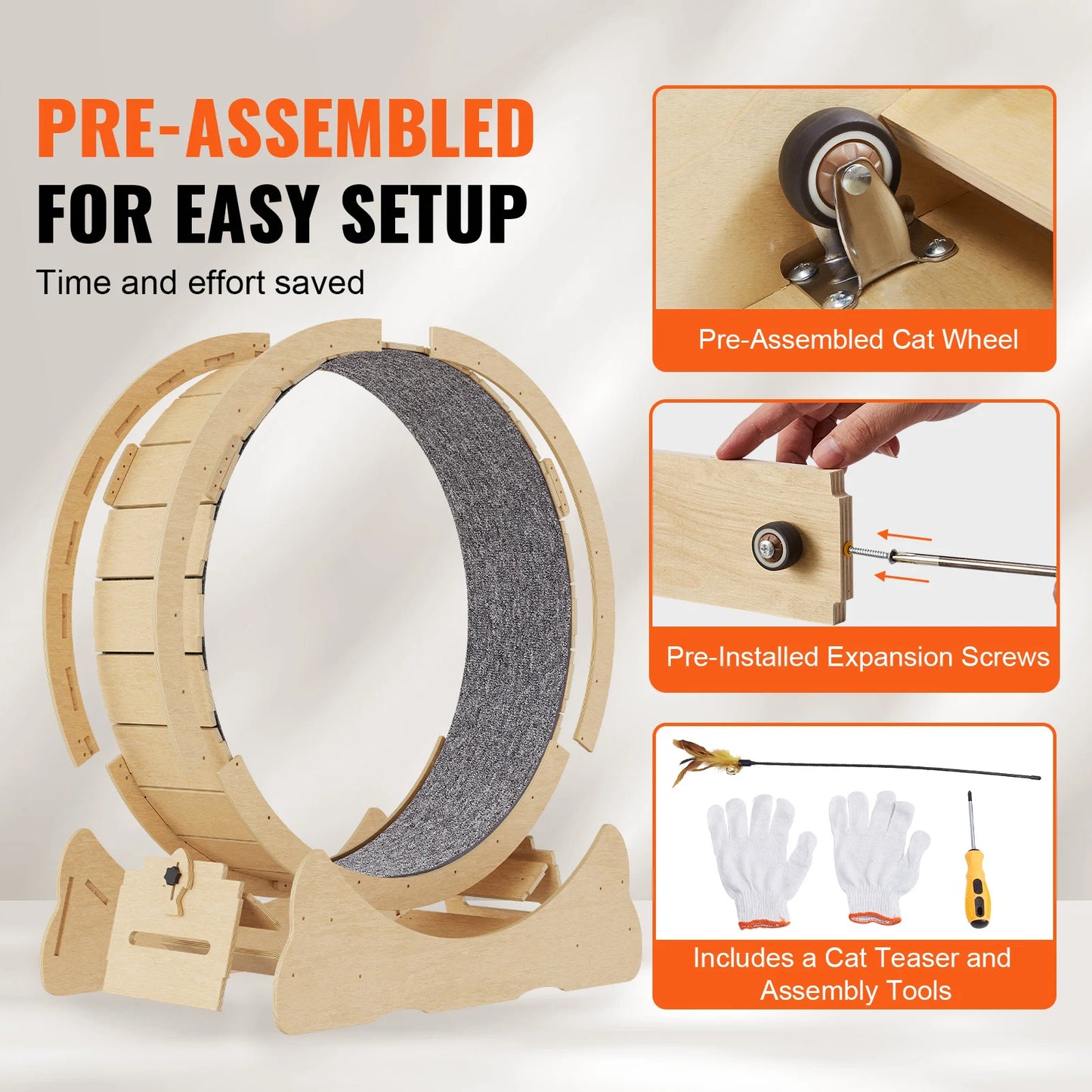 SucceBuy Cat Exercise Wheel