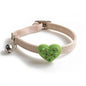 Cute Pet Cat Collar Elastic Strap Safety with Bell