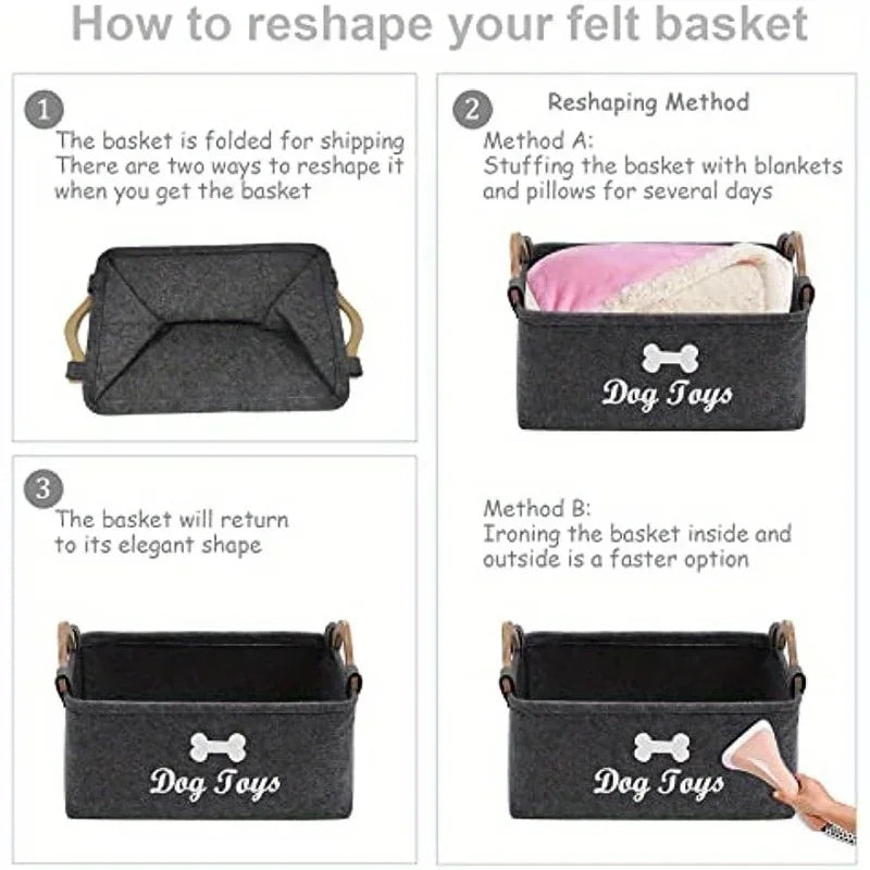 Pet Felt Storage Box