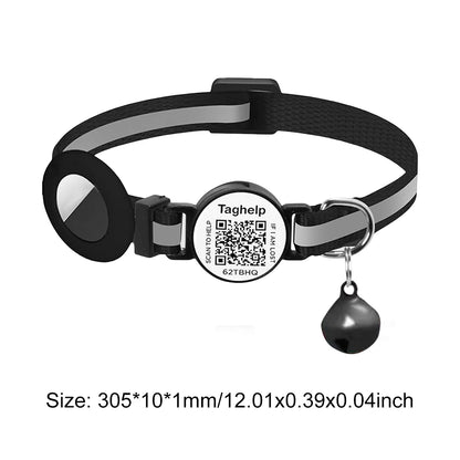 For Airtag Cat Collar Breakaway Kitten Collar