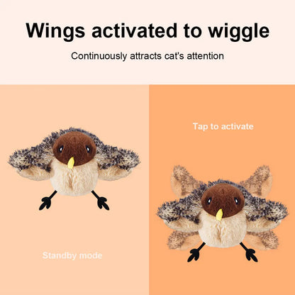 Interactive Cat Toys Flapping Bird Cat Toy