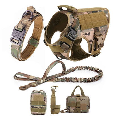 Large Dog Harness And Leash Set Pet German