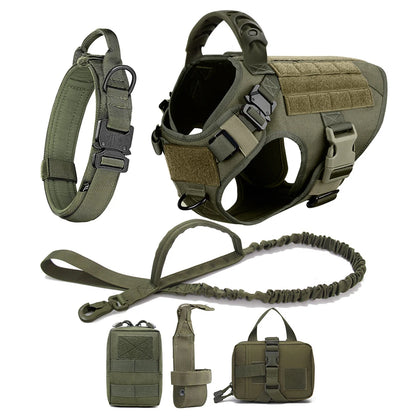 Large Dog Harness And Leash Set Pet German