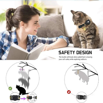 Apple Tag Pet Collar with AirTag Holder