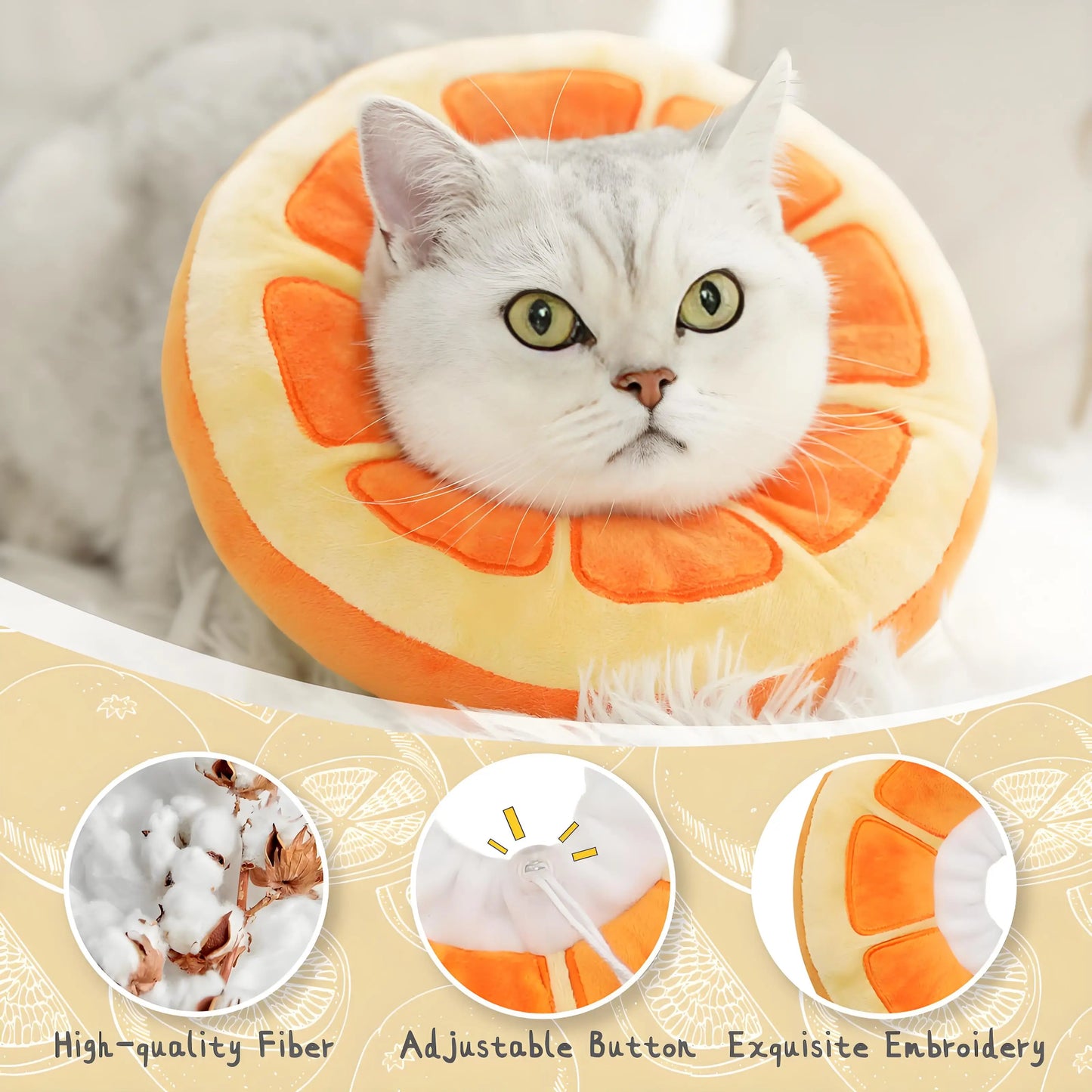 Adjustable Cat Cone Collar