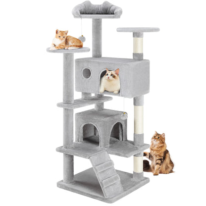 54in Tall Multi-Level Cat Tree Tower