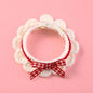 Cute Bow-knot Hand-knitted Saliva Towel