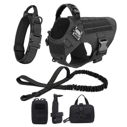 Large Dog Harness And Leash Set Pet German