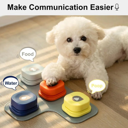 Dog Button Record Talking Pet Communication Vocal Training Interactive Toy
