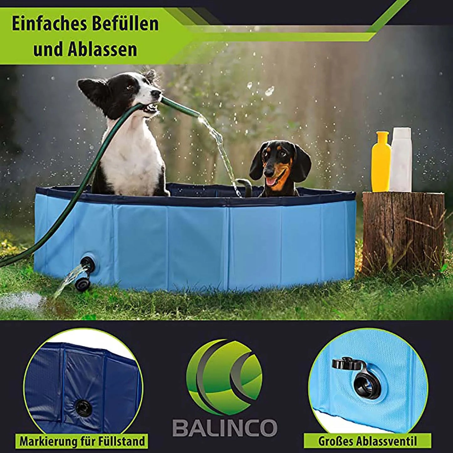 Foldable Dog Pool  Portable Swimming Pool