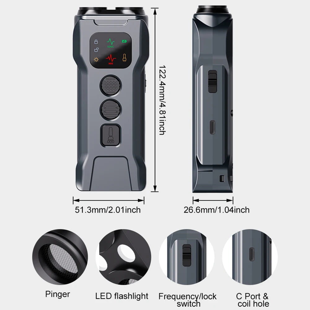 Ultrasonic Dog Repeller Double/Three Head LED