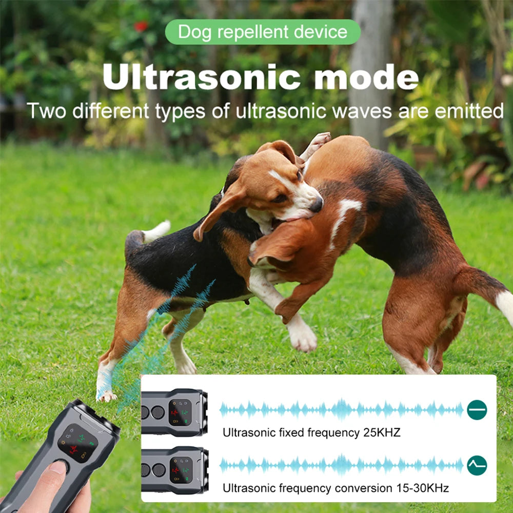 Ultrasonic Dog Repeller Double/Three Head LED