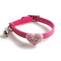 Cute Pet Cat Collar Elastic Strap Safety with Bell