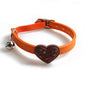 Cute Pet Cat Collar Elastic Strap Safety with Bell