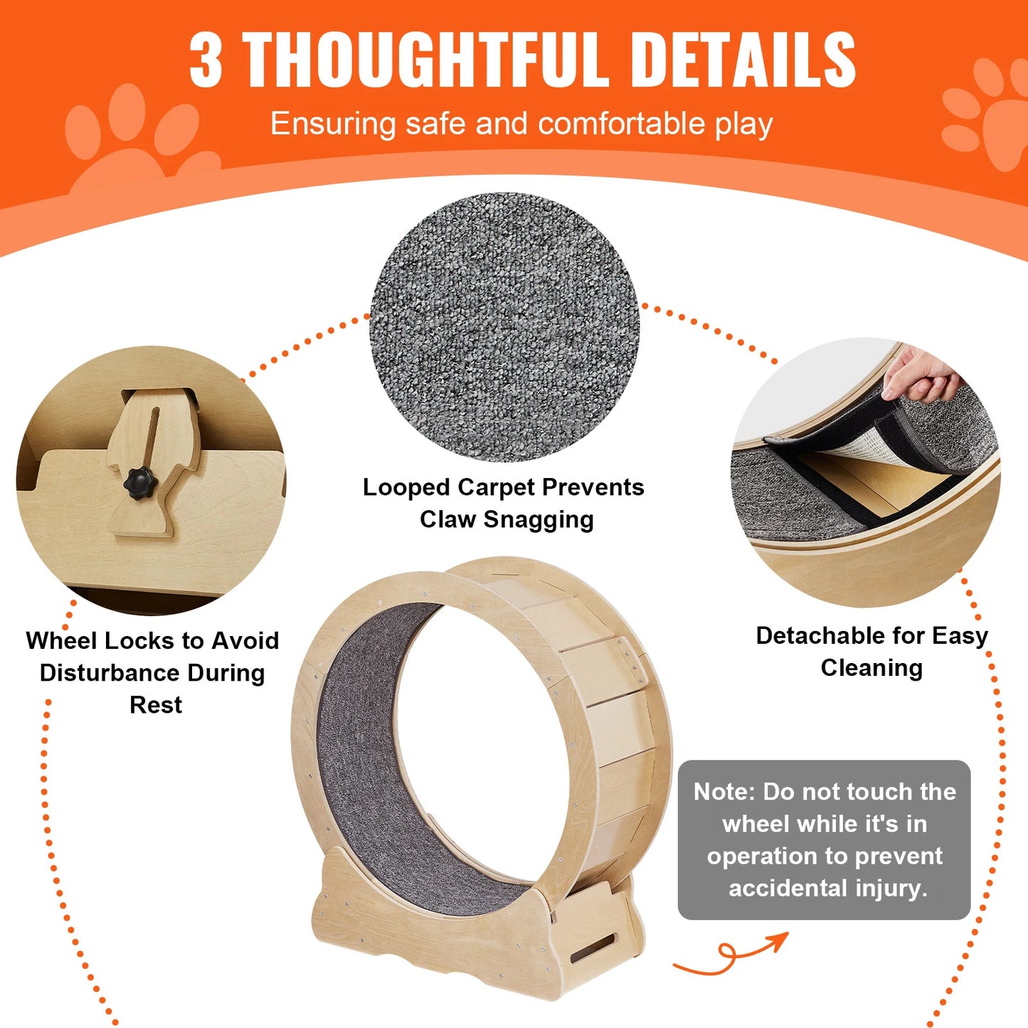 SucceBuy Cat Exercise Wheel