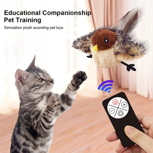 Interactive Cat Toys Flapping Bird Cat Toy