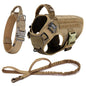 Large Dog Harness And Leash Set Pet German