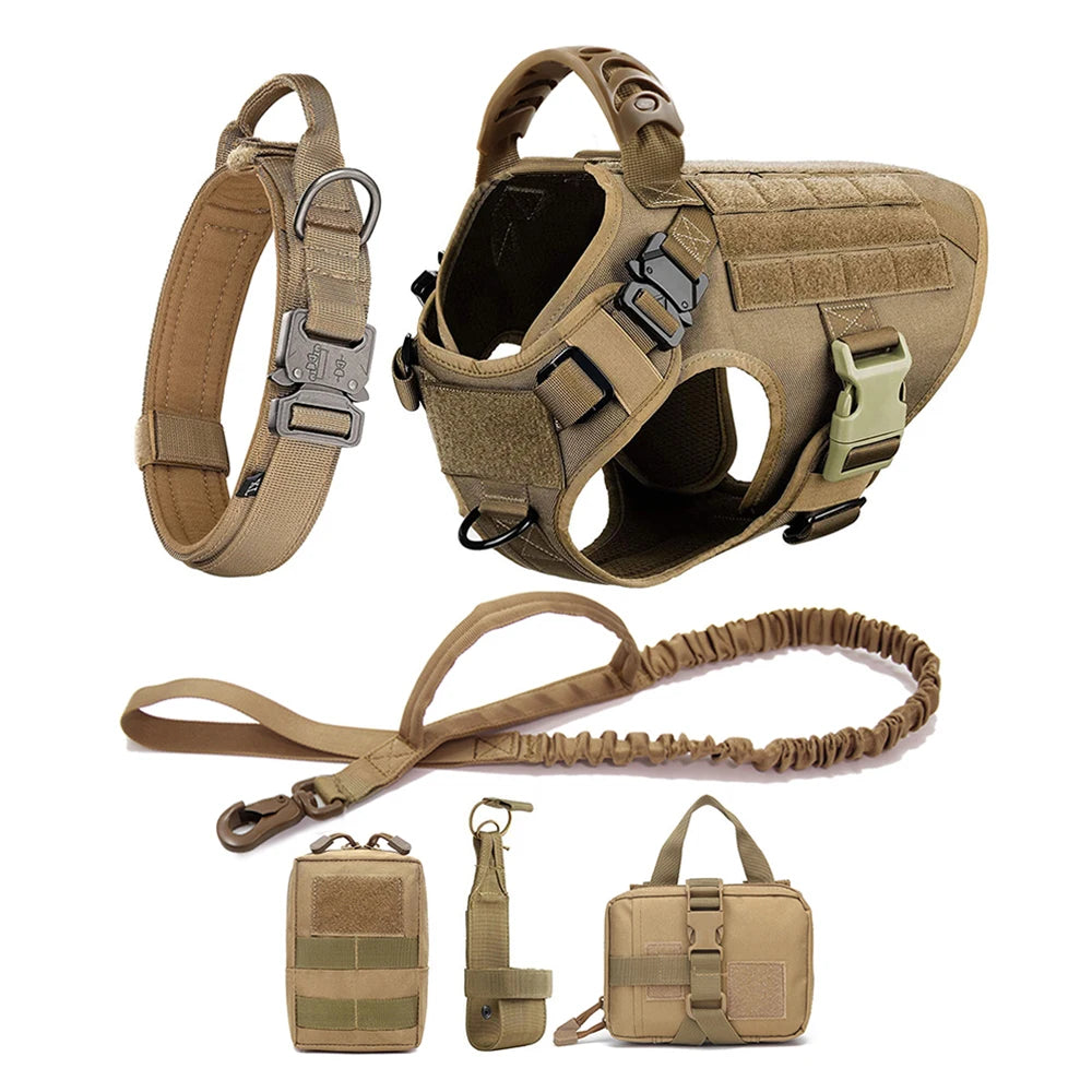 Large Dog Harness And Leash Set Pet German